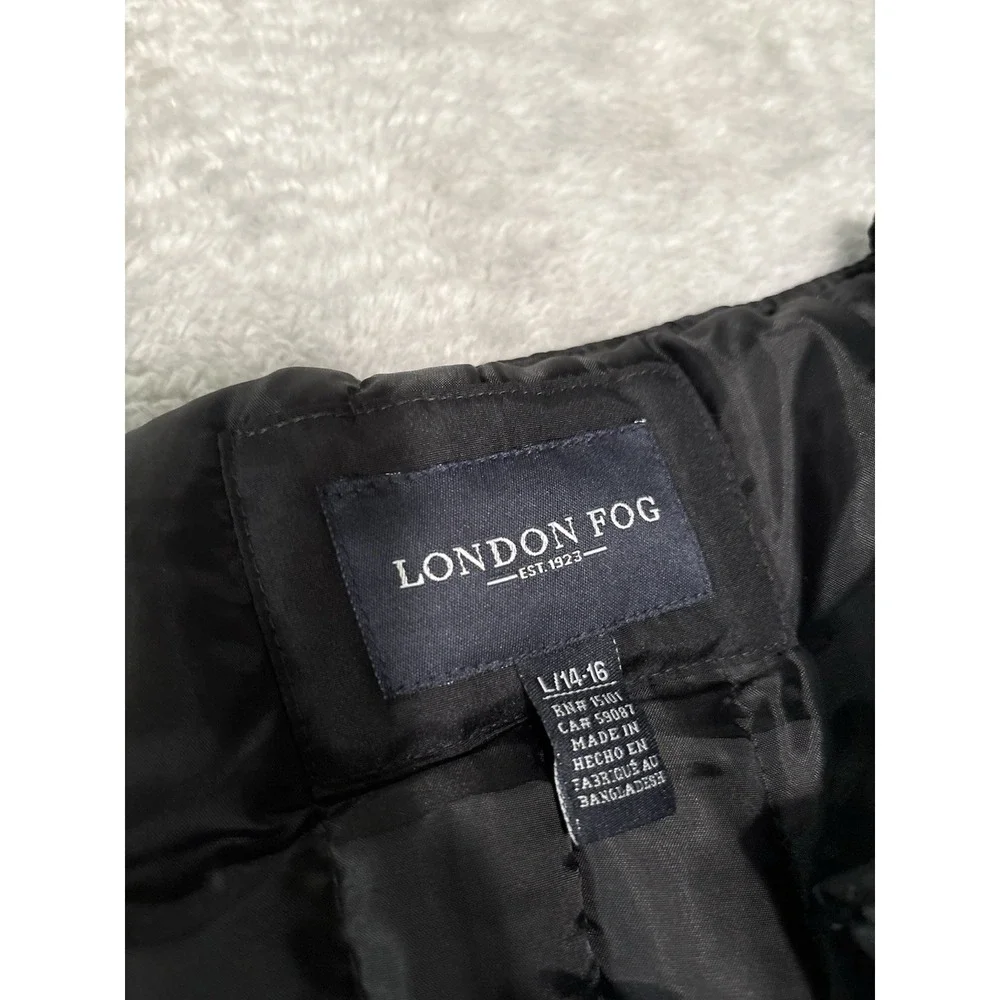 London Fog‎ Snow Bibs Pants Large 14/16 Insulated Winter Ski Outdoor Boys Girls